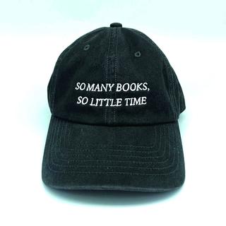 BLANKMAG "SO MANY BOOKS, SO LITTLE TIME" CAP　キャップ　ブラック      