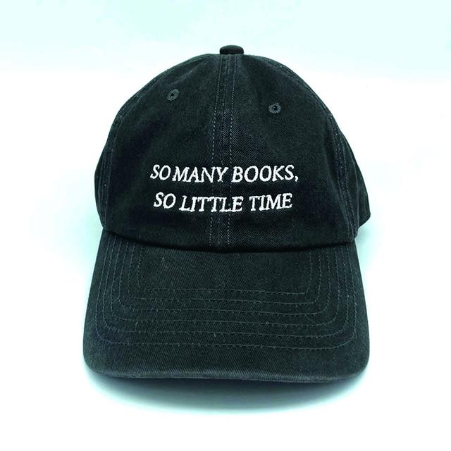 BLANKMAG "SO MANY BOOKS, SO LITTLE TIME" CAP　キャップ　ブラック      