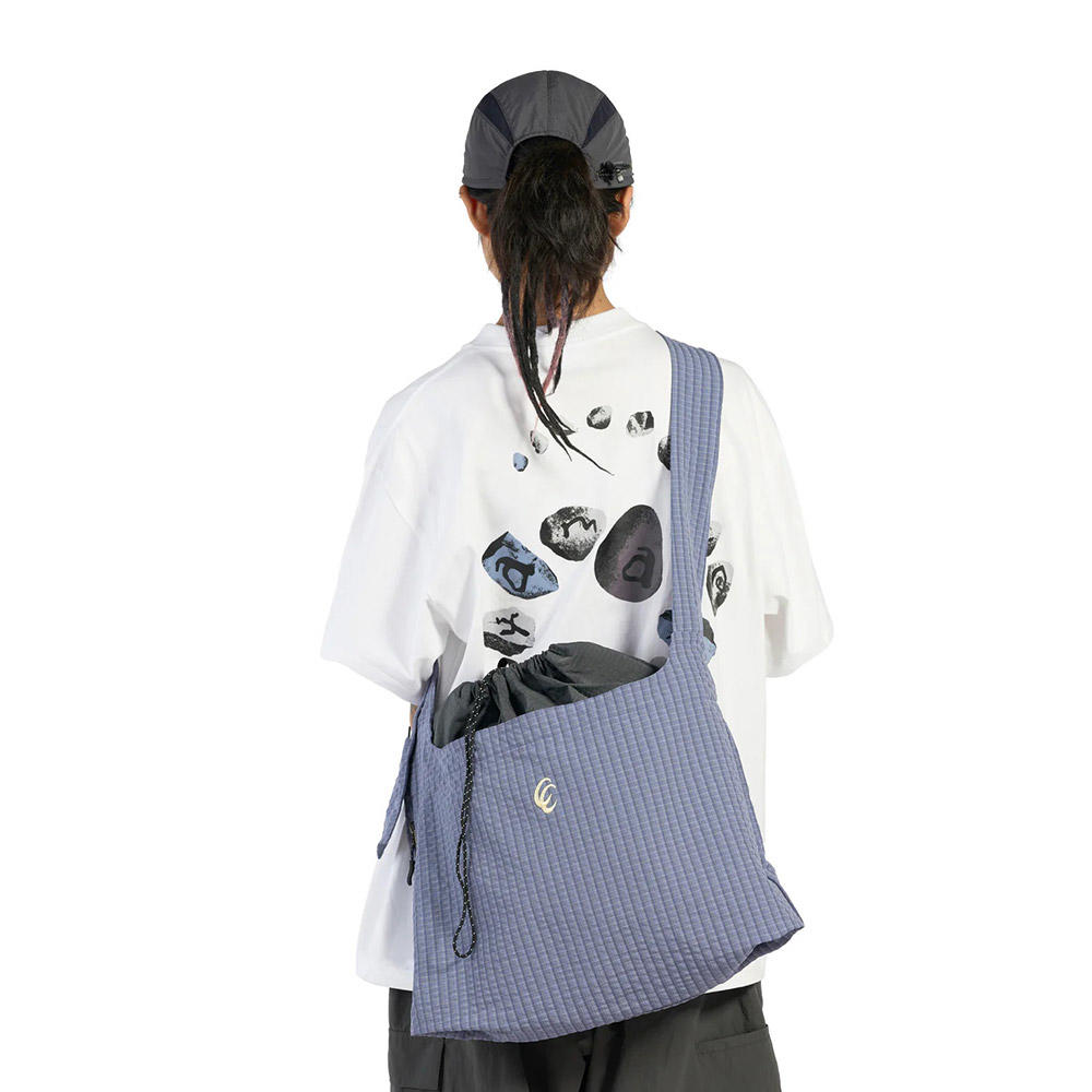【Same Paper／カラーの選択可】CC Nylon Grid Crossbody Bag クロスボディバッグ