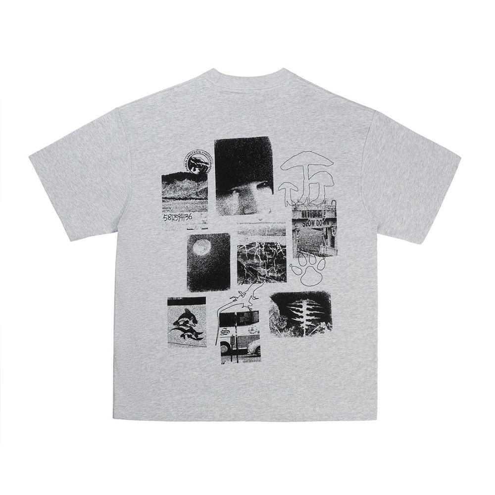 【Same Paper／グレー／サイズの選択可】High Heel Mushroom T-shirt Tシャツ