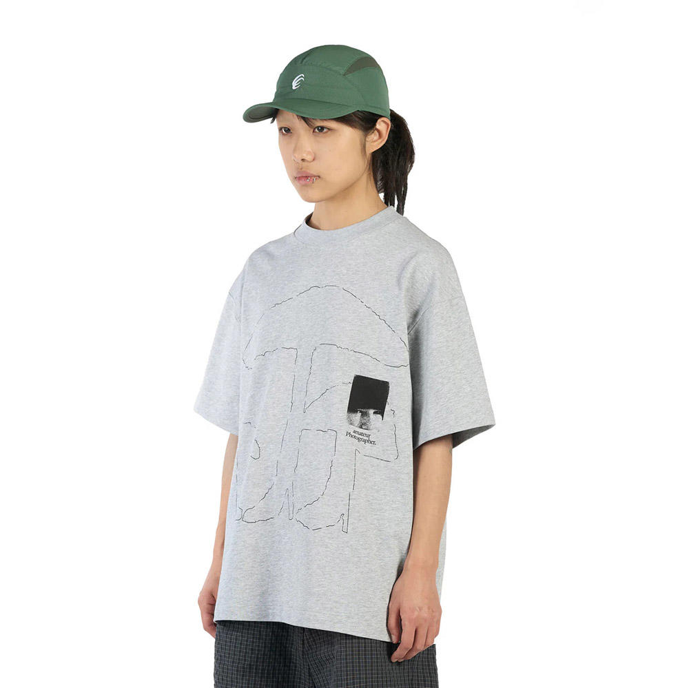 【Same Paper／グレー／サイズの選択可】High Heel Mushroom T-shirt Tシャツ