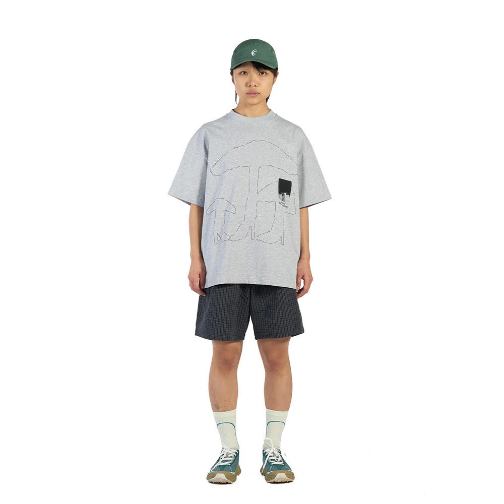 【Same Paper／グレー／サイズの選択可】High Heel Mushroom T-shirt Tシャツ
