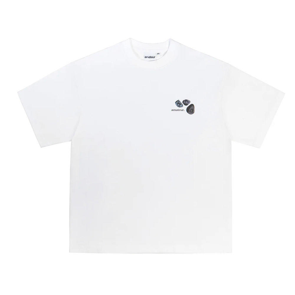 【Same Paper／ホワイト／サイズの選択可】Spiral Stone T-shirt Tシャツ