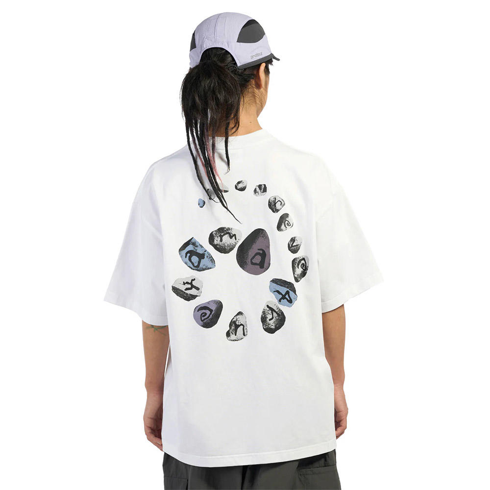 【Same Paper／ホワイト／サイズの選択可】Spiral Stone T-shirt Tシャツ