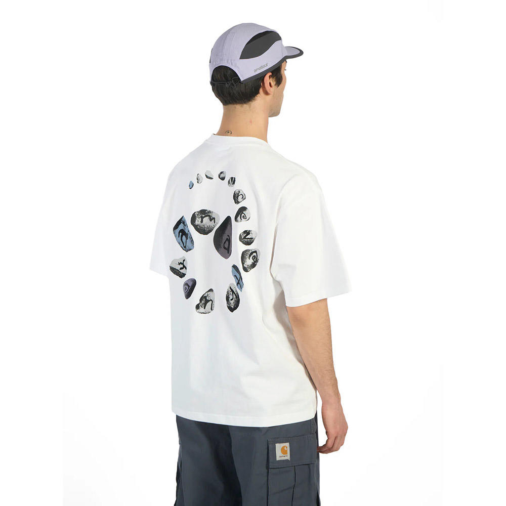 【Same Paper／ホワイト／サイズの選択可】Spiral Stone T-shirt Tシャツ