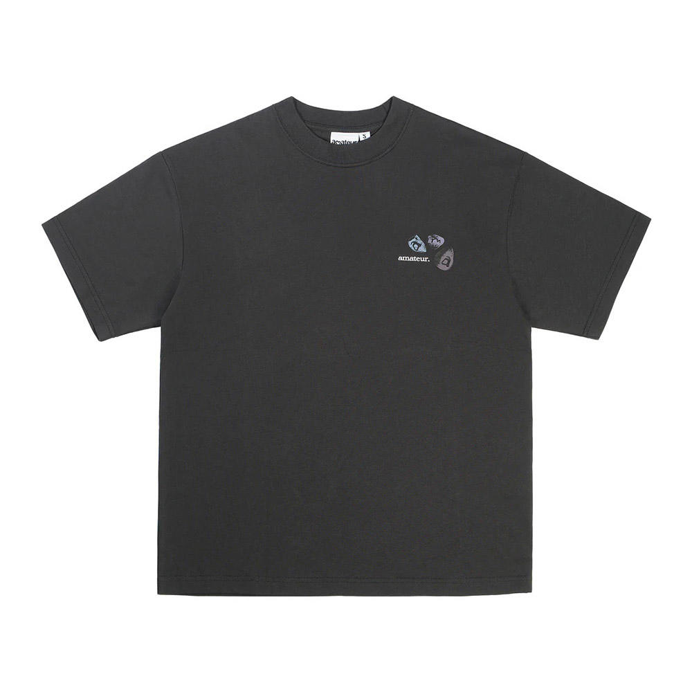 【Same Paper／チャコール／サイズの選択可】Spiral Stone T-shirt Tシャツ