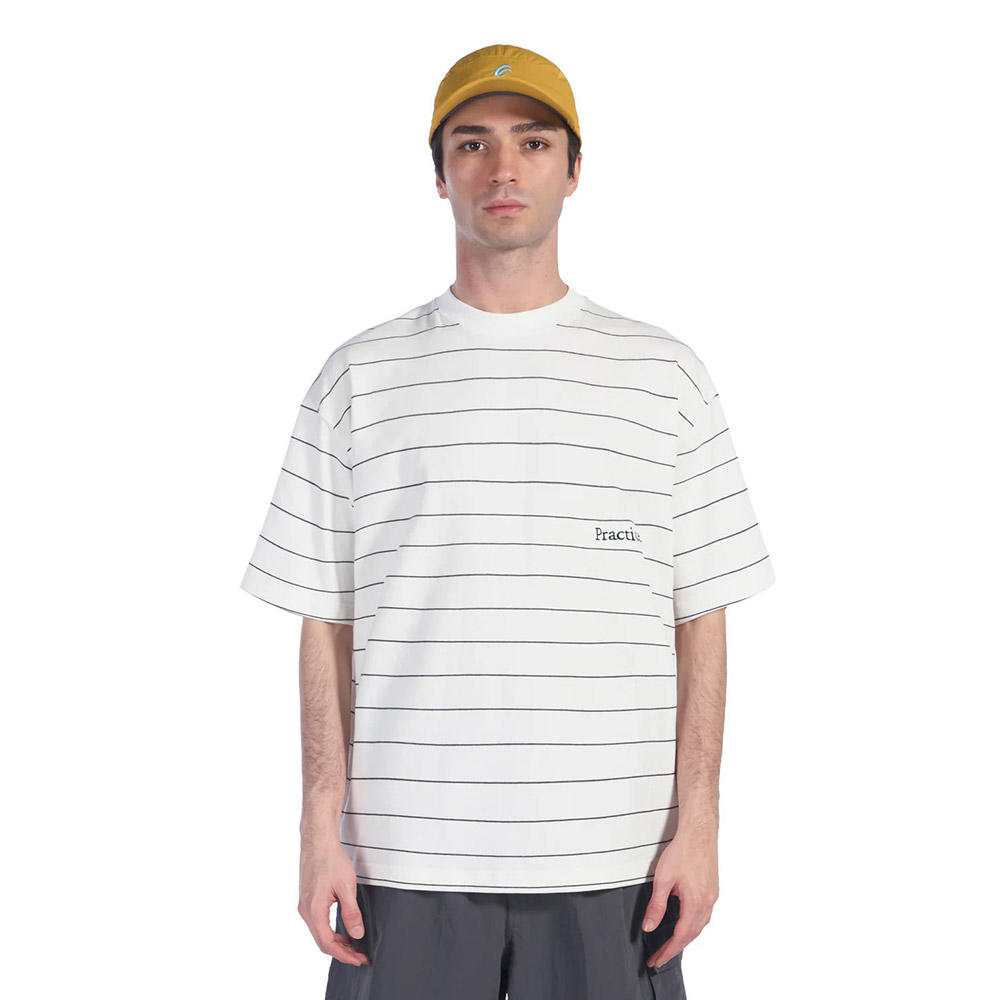 【Same Paper／ストライプ／サイズの選択可】Practice Short Sleeve Tシャツ