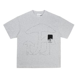 【Same Paper／グレー／サイズの選択可】High Heel Mushroom T-shirt Tシャツ