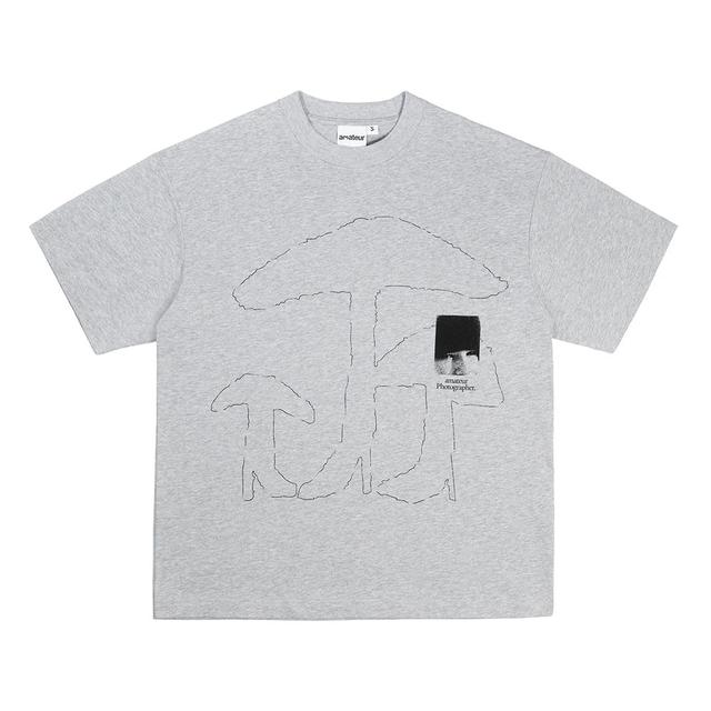 【Same Paper／グレー／サイズの選択可】High Heel Mushroom T-shirt Tシャツ