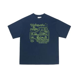 【Same Paper×ancco／ネイビー／サイズの選択可】Photography is Magic Short Sleeve T-shirt Tシャツ