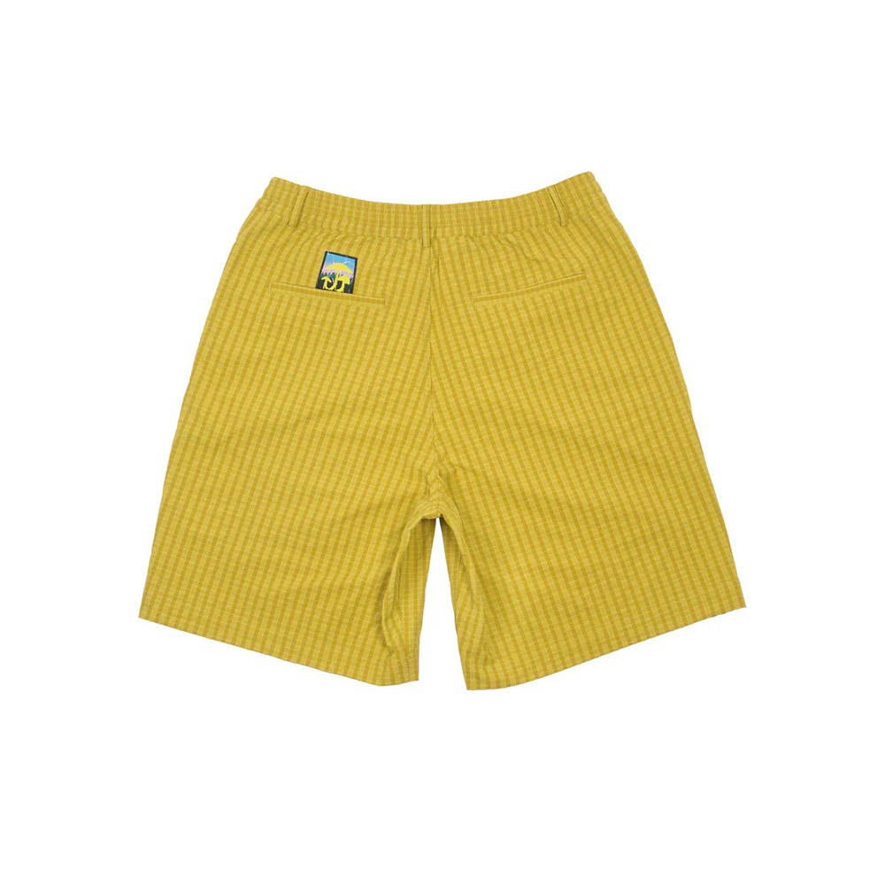 【Same Paper／イエロー／サイズの選択可】Soft Grid Shorts ショーツ