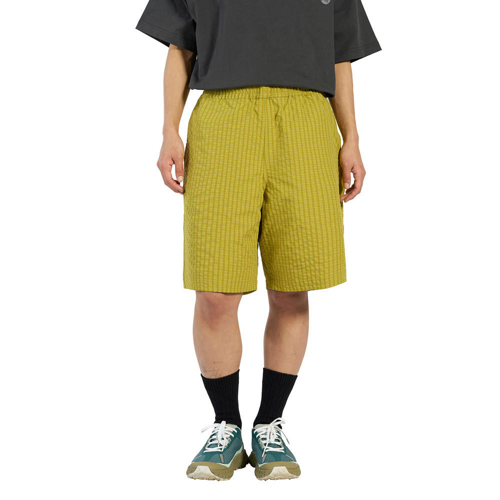 【Same Paper／イエロー／サイズの選択可】Soft Grid Shorts ショーツ