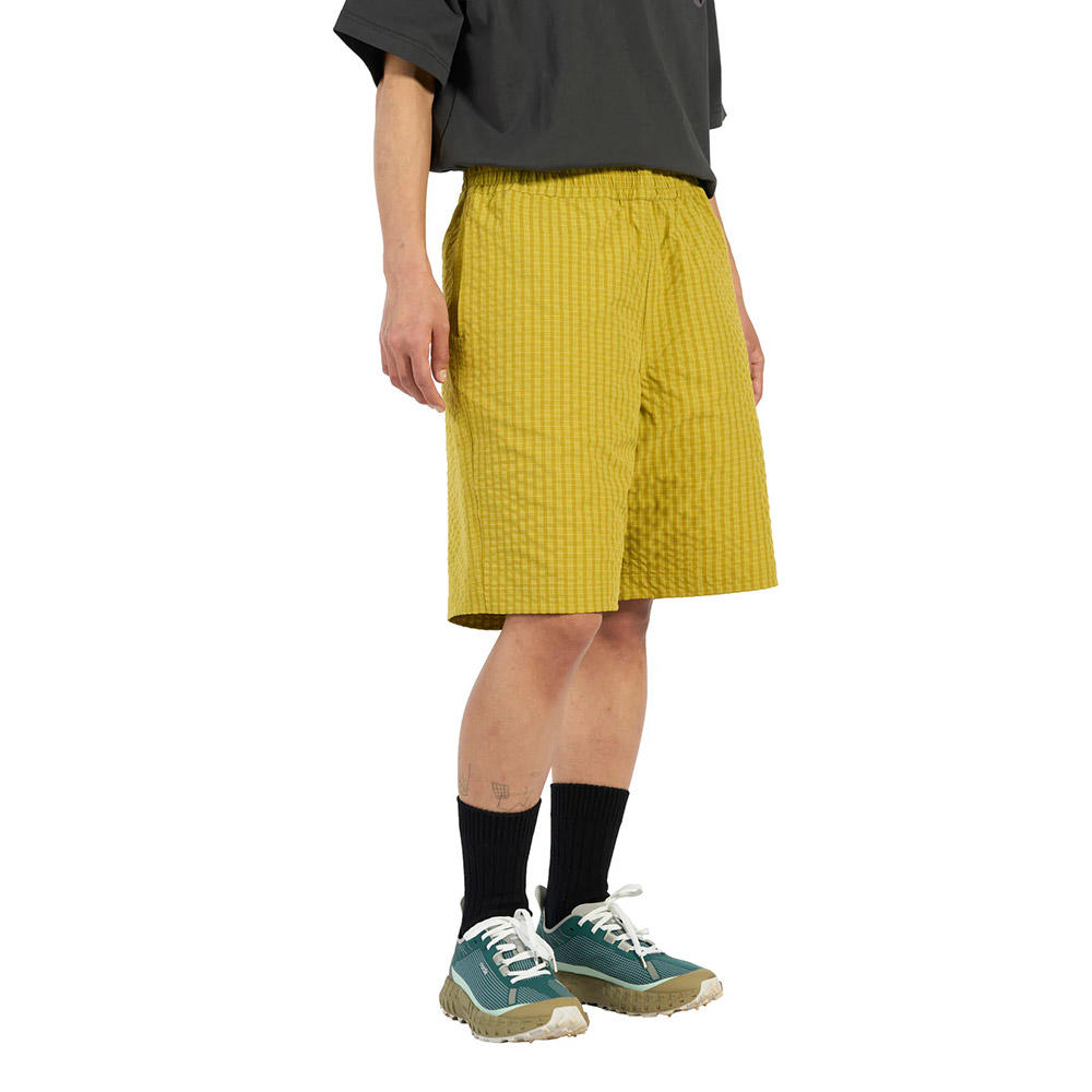 【Same Paper／イエロー／サイズの選択可】Soft Grid Shorts ショーツ