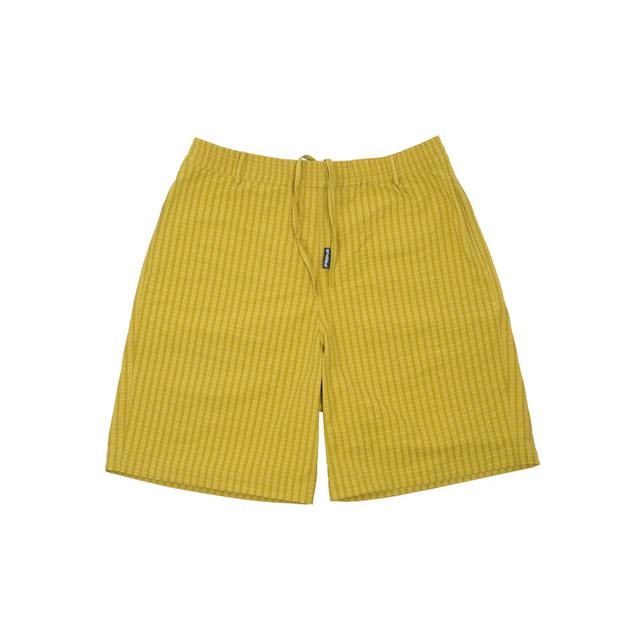 【Same Paper／イエロー／サイズの選択可】Soft Grid Shorts ショーツ