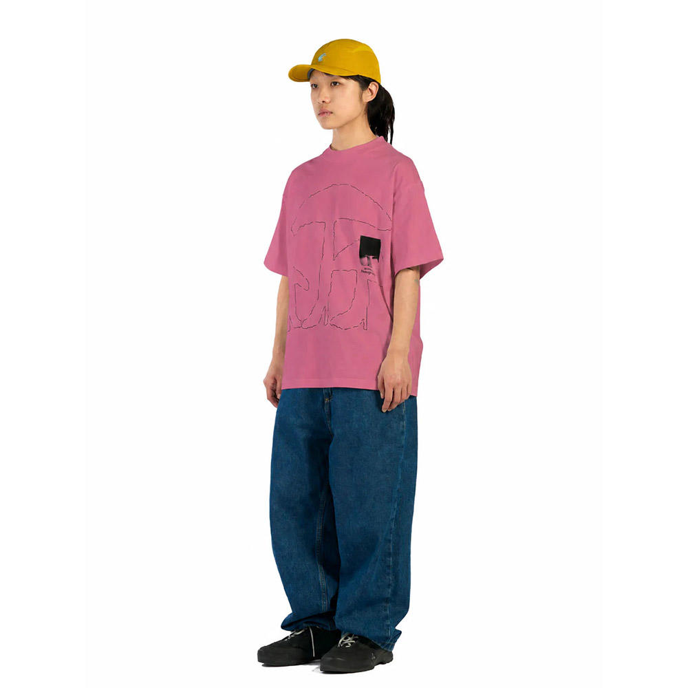 【Same Paper／マゼンタ／サイズの選択可】High Heel Mushroom T-shirt Tシャツ