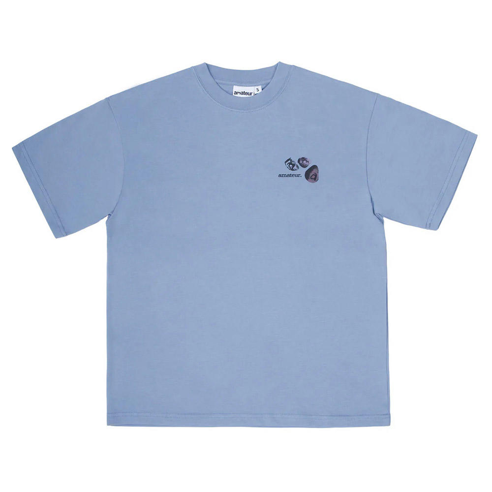 【Same Paper／ブルー／サイズの選択可】Spiral Stone T-shirt Tシャツ