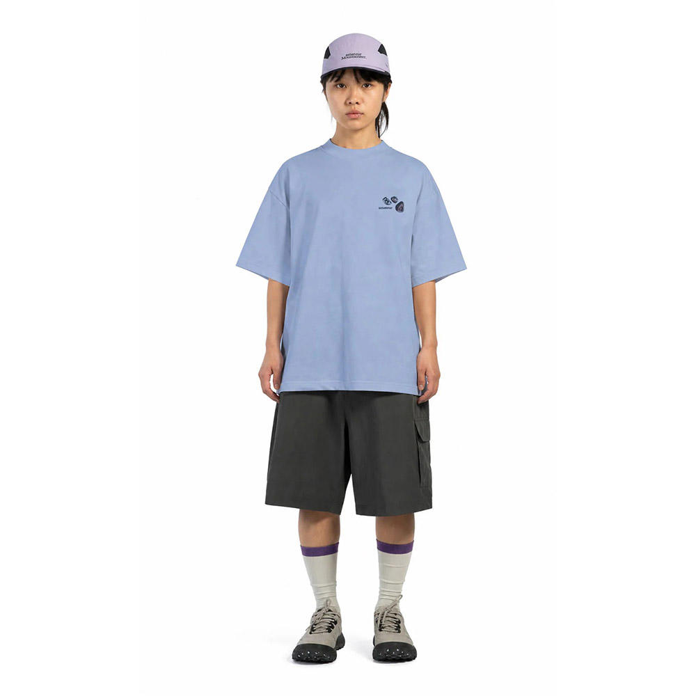 【Same Paper／ブルー／サイズの選択可】Spiral Stone T-shirt Tシャツ