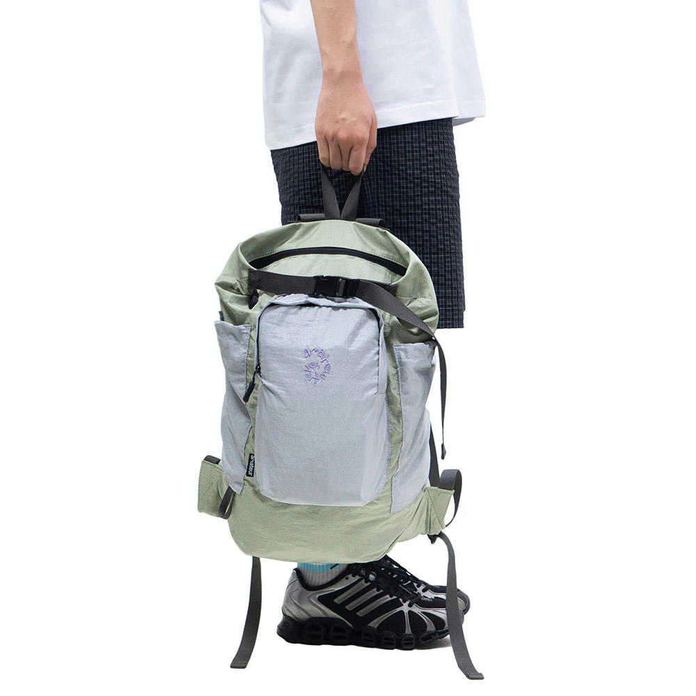 【Same Paper／カラーの選択可】Nylon Spiral Embroidery Backpack ナイロンバックパック