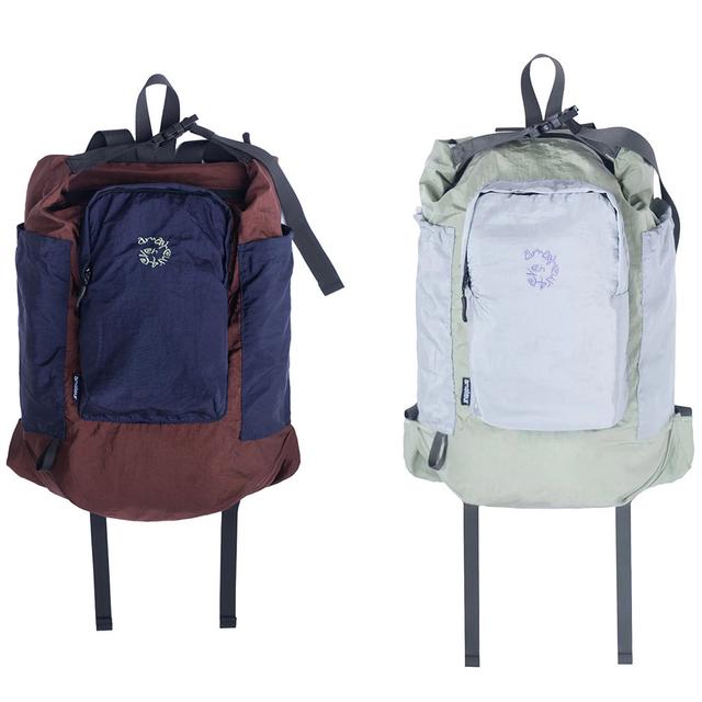 【Same Paper／カラーの選択可】Nylon Spiral Embroidery Backpack ナイロンバックパック