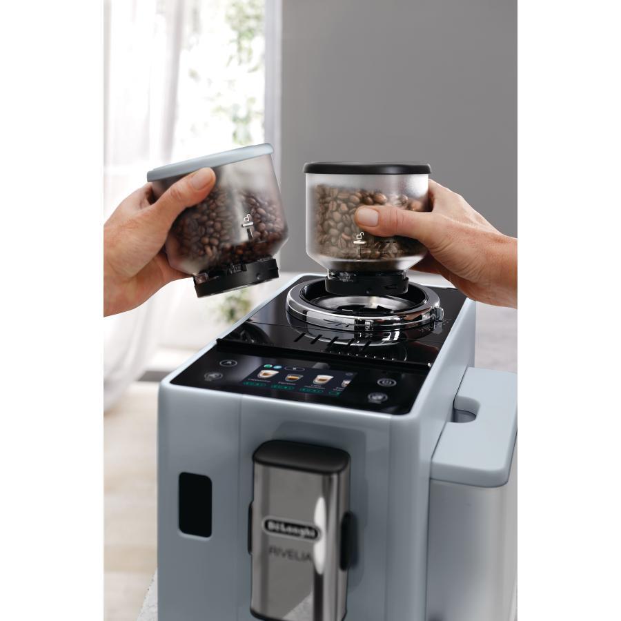 DeLonghi（デロンギ）リヴェリア 全自動コーヒーマシン ぺブルグレー 