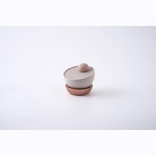 【stone+】aroma stone turn ピンクベージュ