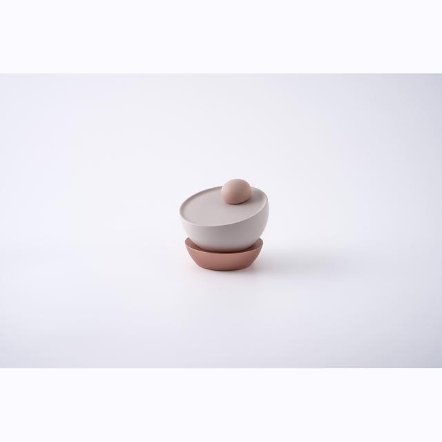 【stone+】aroma stone turn ピンクベージュ