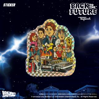Back To The Future(バックトゥザフューチャー) ｘ TM paint ステッカー Key Visual ホログラムver.