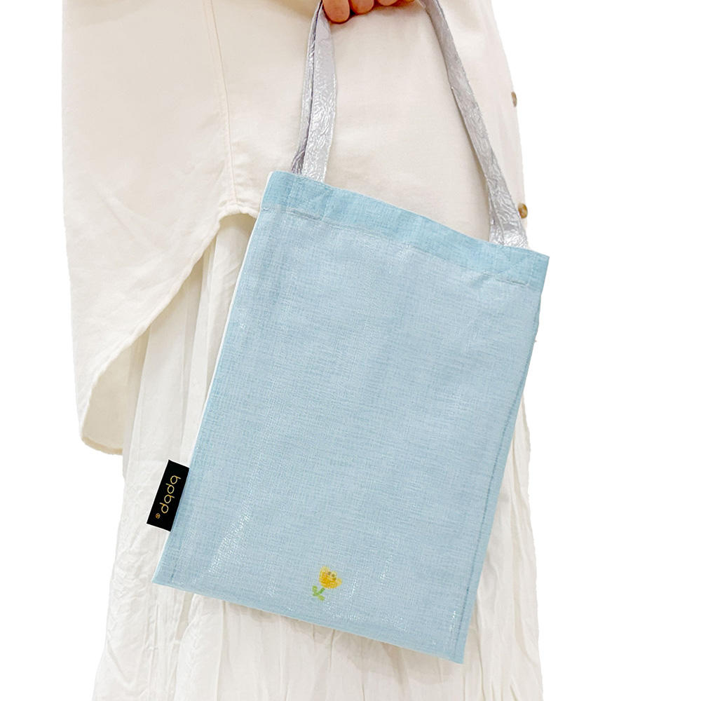 布川愛子　BOIL LAYERED MINI TOTE BAG ボイル生地 レイヤード ミニトートバッグ -BOUQUET- RABBIT&CAT