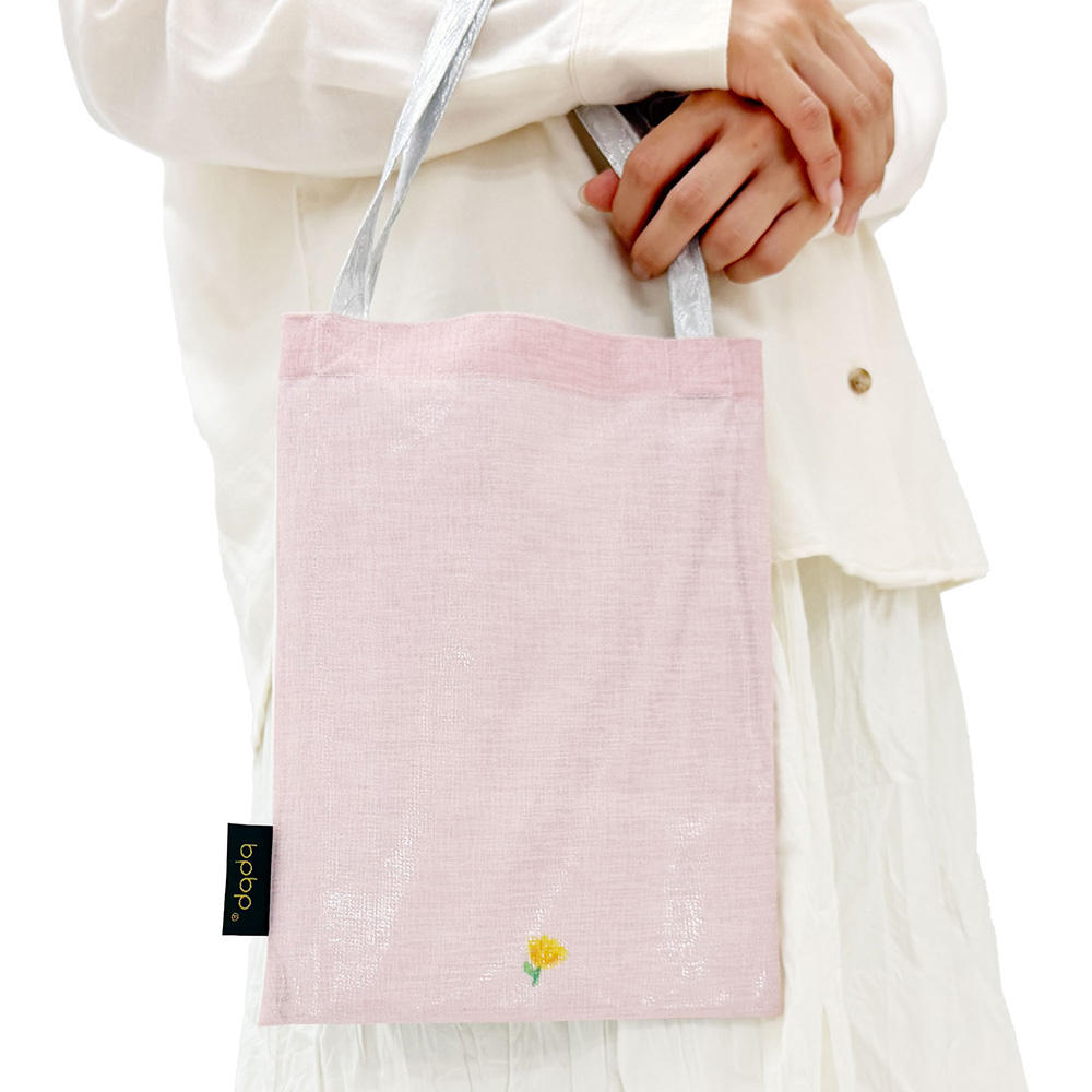 布川愛子　BOIL LAYERED MINI TOTE BAG ボイル生地 レイヤード ミニトートバッグ -BOUQUET- CAT&CAT