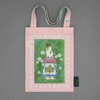 布川愛子　SHEETING MINI TOTE BAG シーチング ミニトートバッグ -BLOOM-