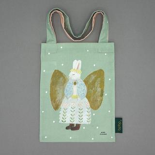 布川愛子　SHEETING MINI TOTE BAG シーチング ミニトートバッグ -PRAY-