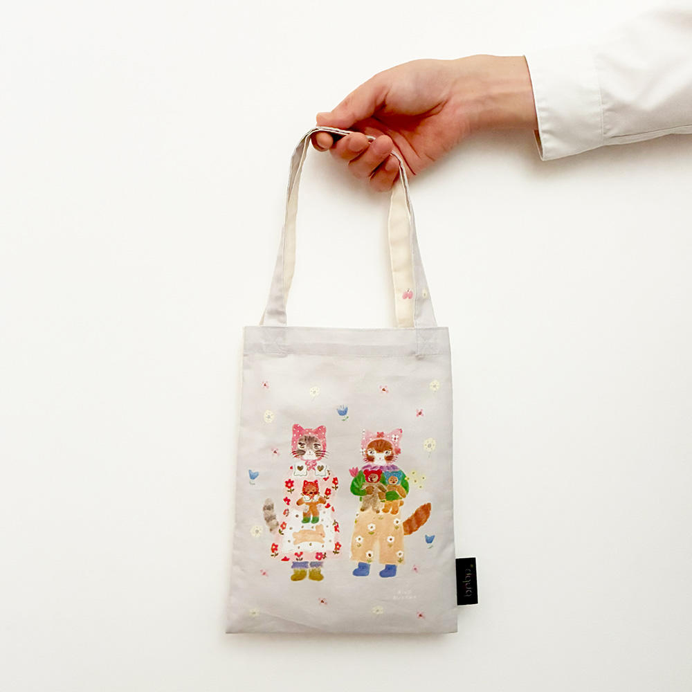 布川愛子　SHEETING MINI TOTE BAG シーチング ミニトートバッグ -FRIENDS-