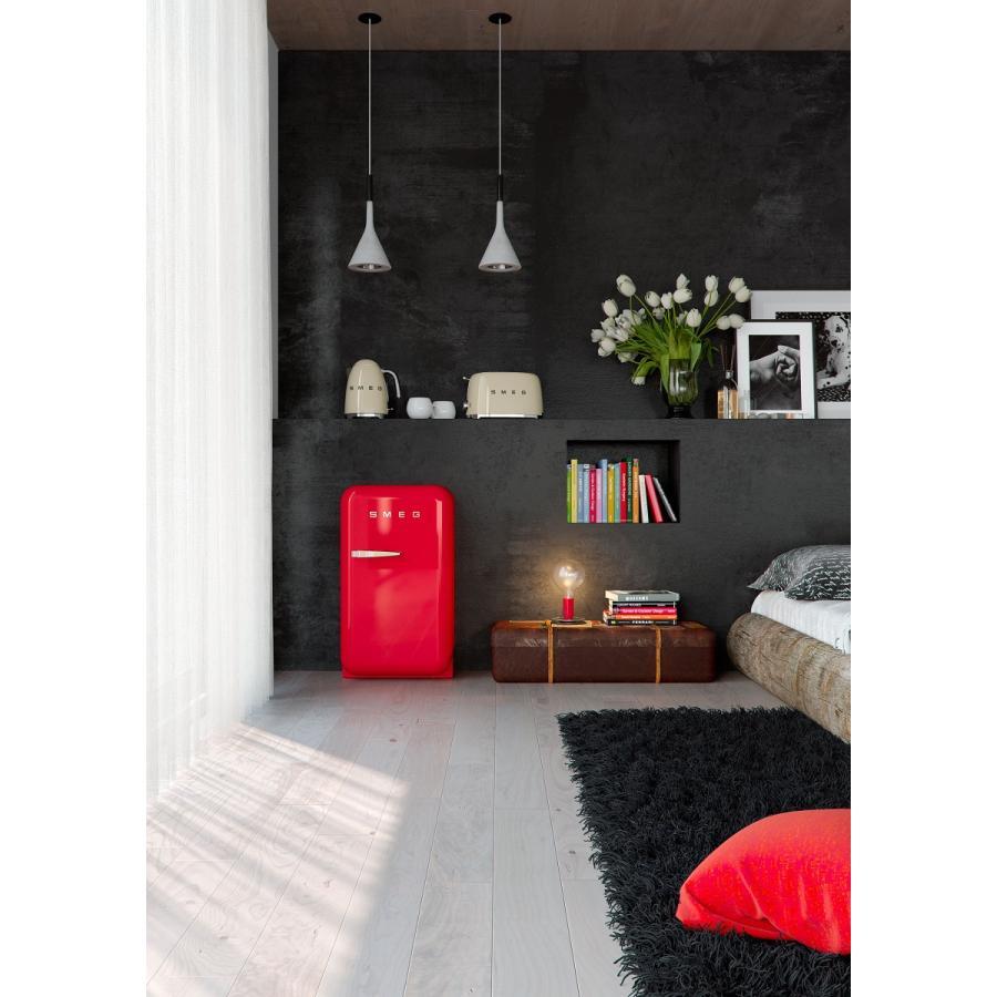 【受注発注品】SMEG(スメッグ) 冷蔵庫 FAB5RRD6（レッド）