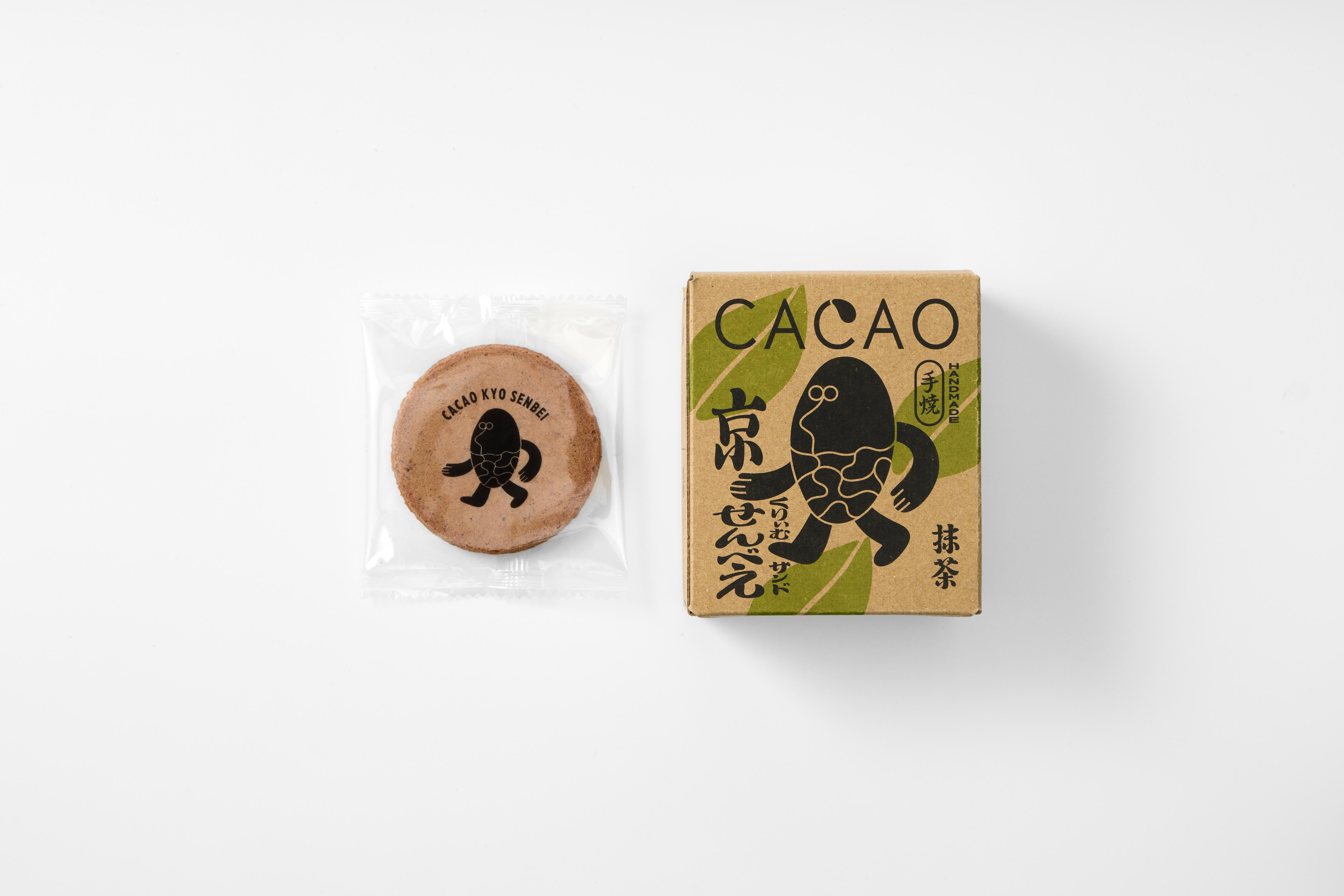 GOOD CACAO　カカオ京せんべえくりぃむサンド抹茶