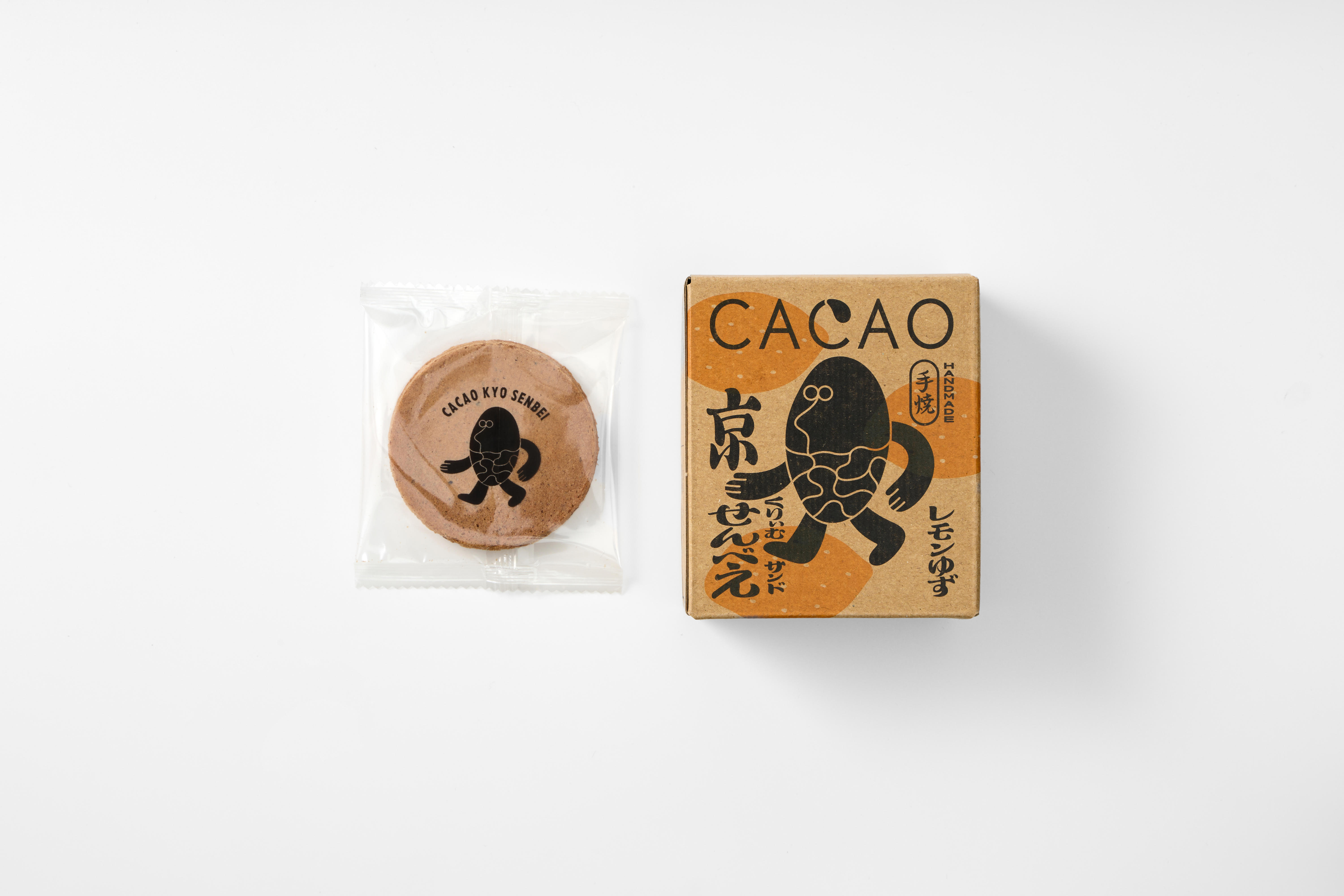 GOOD CACAO　カカオ京せんべえくりぃむサンドレモンゆず