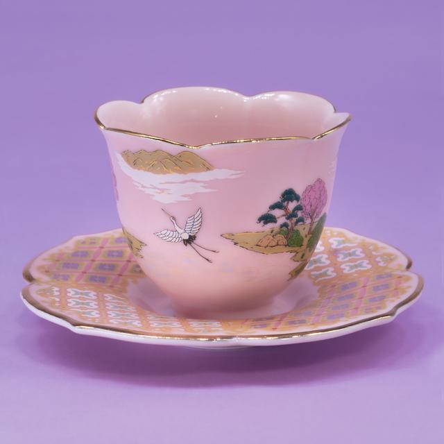 小楽園】 花型茶杯と茶托のセット -UTOPIAN FLOWER TEA CUP＆SAUCER
