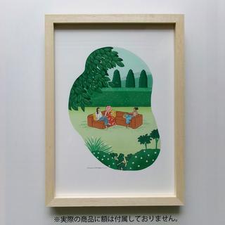 【予約／サイン入り】【コナガイ香 】ジークレープリント作品『The sofa club』（シート）※10月上旬頃発送予定