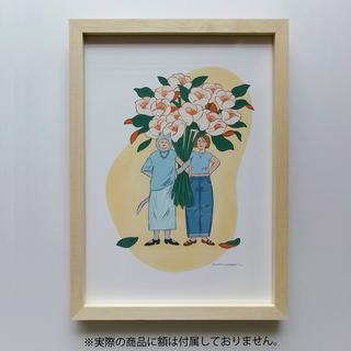 【予約／サイン入り】【コナガイ香 】ジークレープリント作品『FRIENDS_A』（シート）※10月上旬頃発送予定