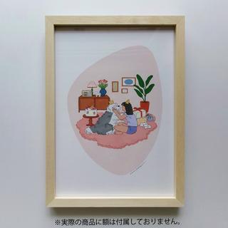 【予約／サイン入り】【コナガイ香 】ジークレープリント作品『My partner !』（シート）※10月上旬頃発送予定