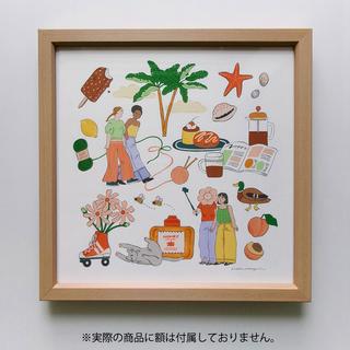 【予約／サイン入り】【コナガイ香 】ジークレープリント作品『TROPICAL』（シート）※10月上旬頃発送予定