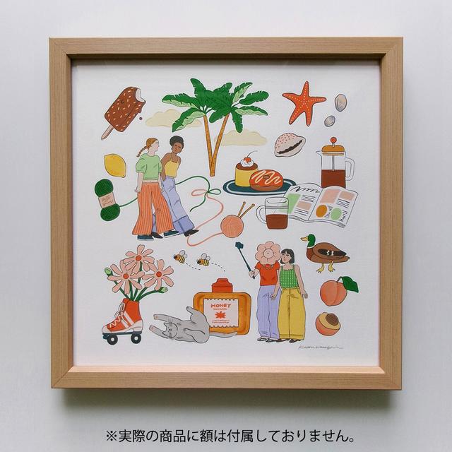 【予約／サイン入り】【コナガイ香 】ジークレープリント作品『TROPICAL』（シート）※10月上旬頃発送予定