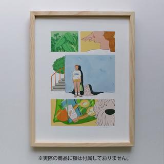 【予約／サイン入り】【コナガイ香 】ジークレープリント作品『Midsummer』（シート）※10月上旬頃発送予定
