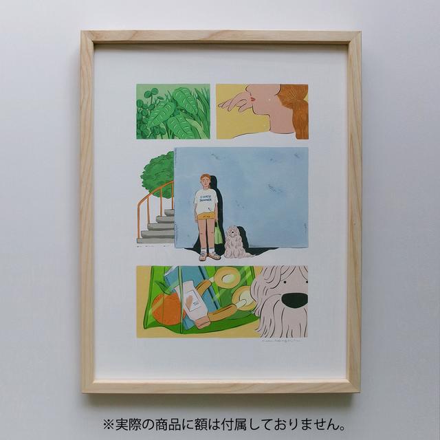 【予約／サイン入り】【コナガイ香 】ジークレープリント作品『Midsummer』（シート）※10月上旬頃発送予定