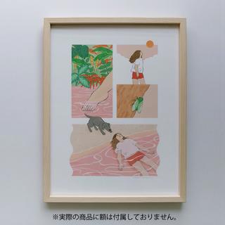 【予約／サイン入り】【コナガイ香 】ジークレープリント作品『Relaxation spot』（シート）※10月上旬頃発送予定