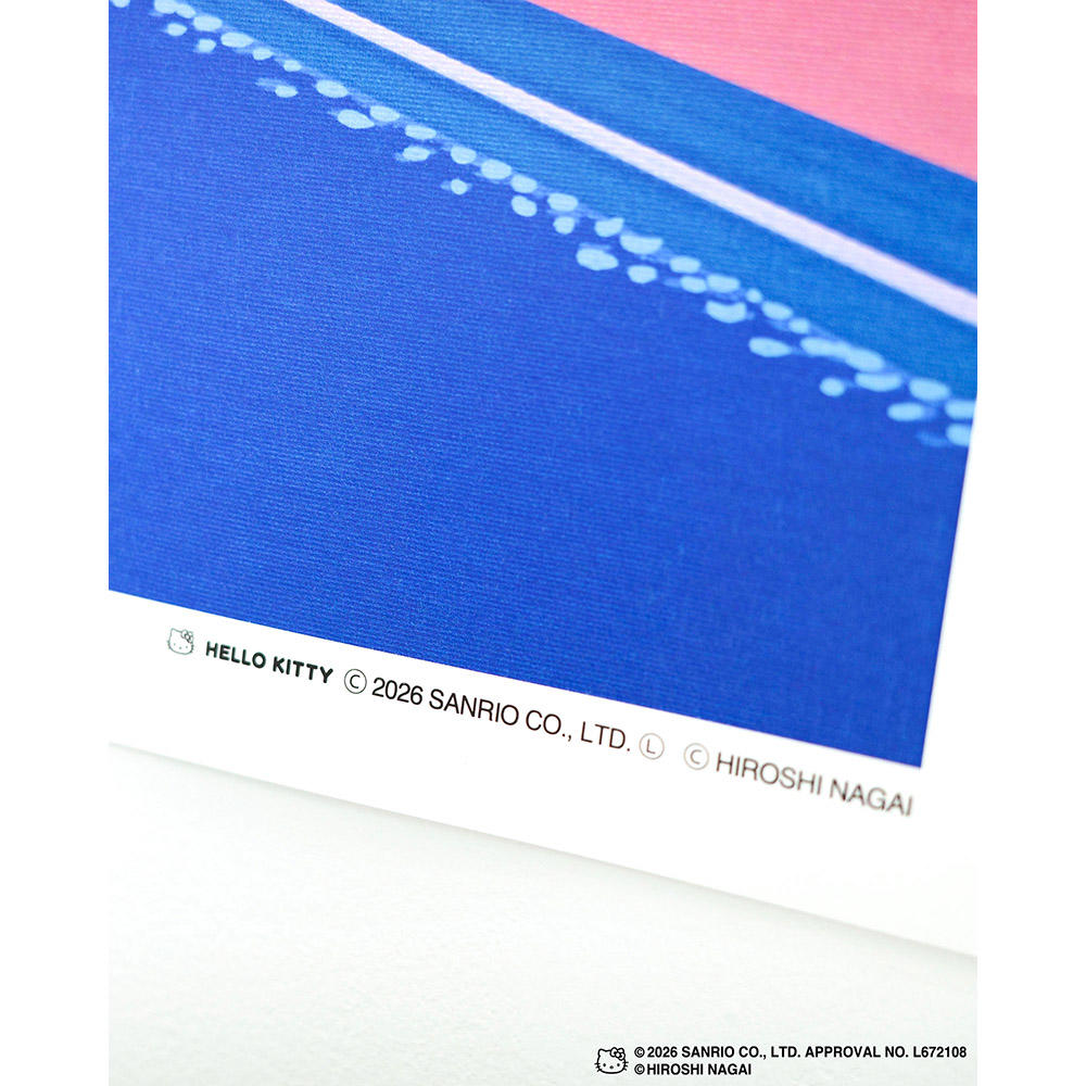 HIROSHI NAGAI（永井博） × HELLO KITTY （ハローキティ） ポスター / KTHN-PT Untitled 5