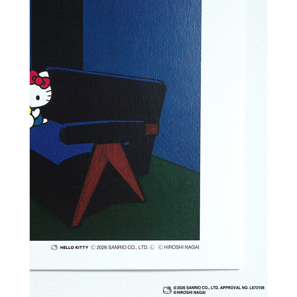 HIROSHI NAGAI（永井博） × HELLO KITTY （ハローキティ） ポスター / KTHN-PT Untitled 4