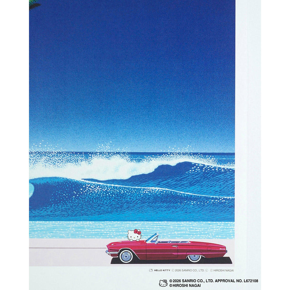 HIROSHI NAGAI（永井博） × HELLO KITTY （ハローキティ） ポスター / KTHN-PT Untitled 2