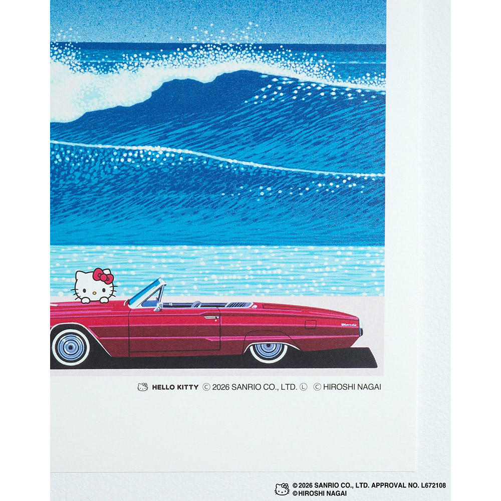 HIROSHI NAGAI（永井博） × HELLO KITTY （ハローキティ） ポスター / KTHN-PT Untitled 2