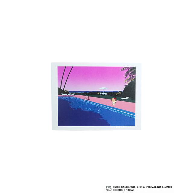 HIROSHI NAGAI（永井博） × HELLO KITTY （ハローキティ） ポスター / KTHN-PT Untitled 5