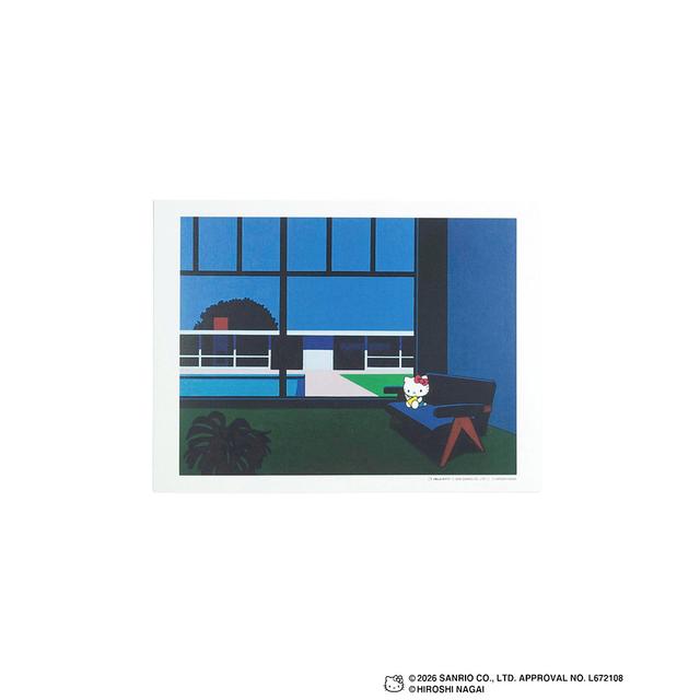 HIROSHI NAGAI（永井博） × HELLO KITTY （ハローキティ） ポスター / KTHN-PT Untitled 4